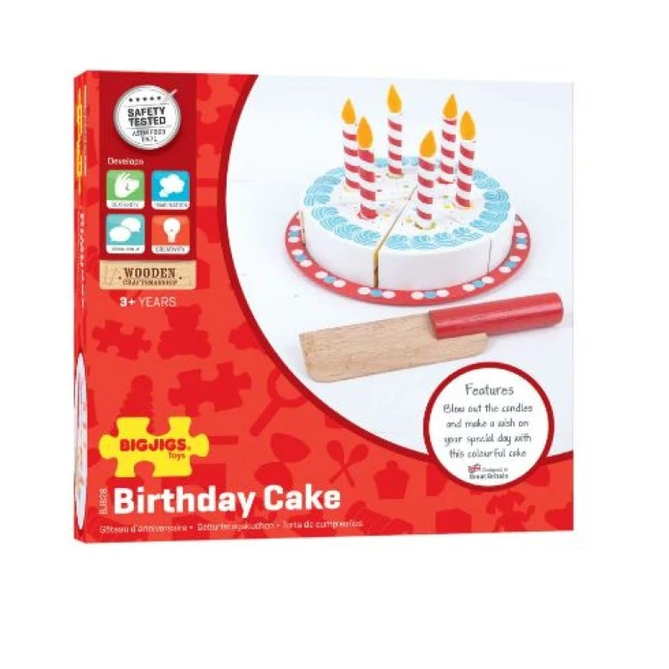 Bigjigs Birthday Cake BJ628 3 Bigjigs Birthday Cake BJ628