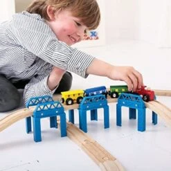 Bigjigs Rail - Construction Support Set BJT056 7 Bigjigs Rail - Construction Support Set BJT056 -Toys Store bigjigs construction support set 143137
