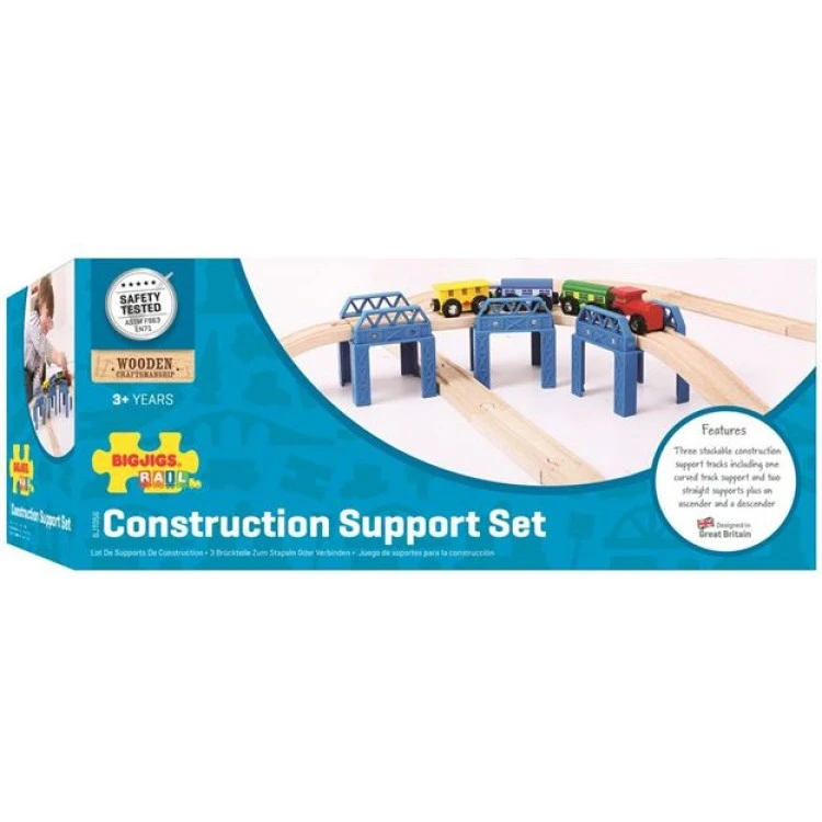 Bigjigs Rail - Construction Support Set BJT056 3 Bigjigs Rail - Construction Support Set BJT056
