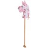 Bigjigs Floral Hobby Horse BJ283 -Toys Store bigjigs floral hobby horse 4 83568