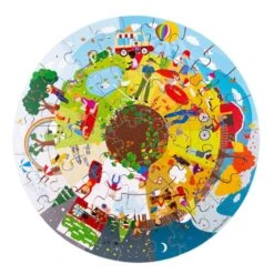Bigjigs Four Seasons Circular Floor Puzzle 33003