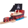 Bigjigs Rail Pirate Gallleon BJT258 -Toys Store bigjigs pirate gallleon 427017