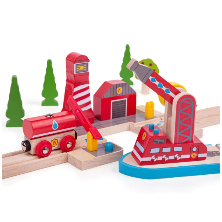 Bigjigs Rail Fire Sea Rescue BJT261 3 Bigjigs Rail Fire Sea Rescue BJT261
