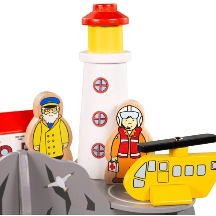 Bigjigs Rail Lighthouse 4-Way Tunnel BJT283 4 Bigjigs Rail Lighthouse 4-Way Tunnel BJT283 - Image 2