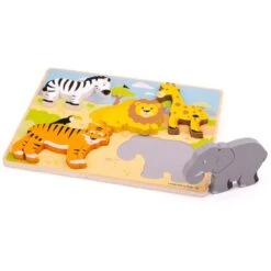 Bigjigs Safari Chunky Lift Out Puzzle BJ327