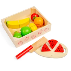 Bigjigs Toys Cutting Food Fruit Crate BJ472