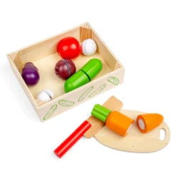 Bigjigs Toys Cutting Food Veg Crate BJ473
