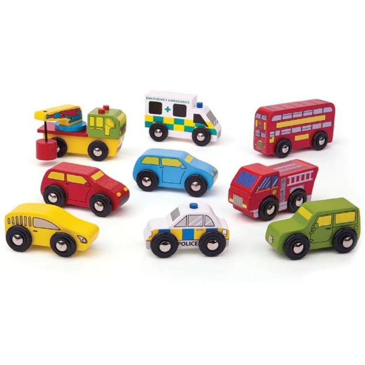 Bigjigs Vehicle Pack BJT060 3 Bigjigs Vehicle Pack BJT060