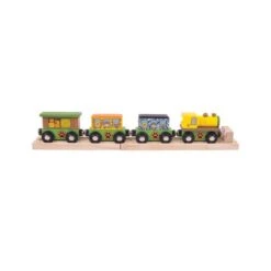Bigjigs Rail Wooden Safari Train BJT481