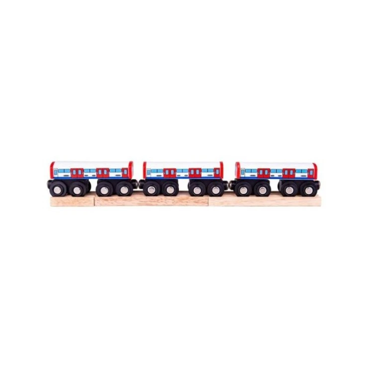 Bigjigs Rail Wooden Underground Train BJT487 3 Bigjigs Rail Wooden Underground Train BJT487
