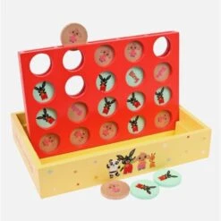 Bing Wooden Match 4 Game / Connect 4