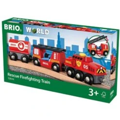 Brio World 33844 Rescue Firefighting Train