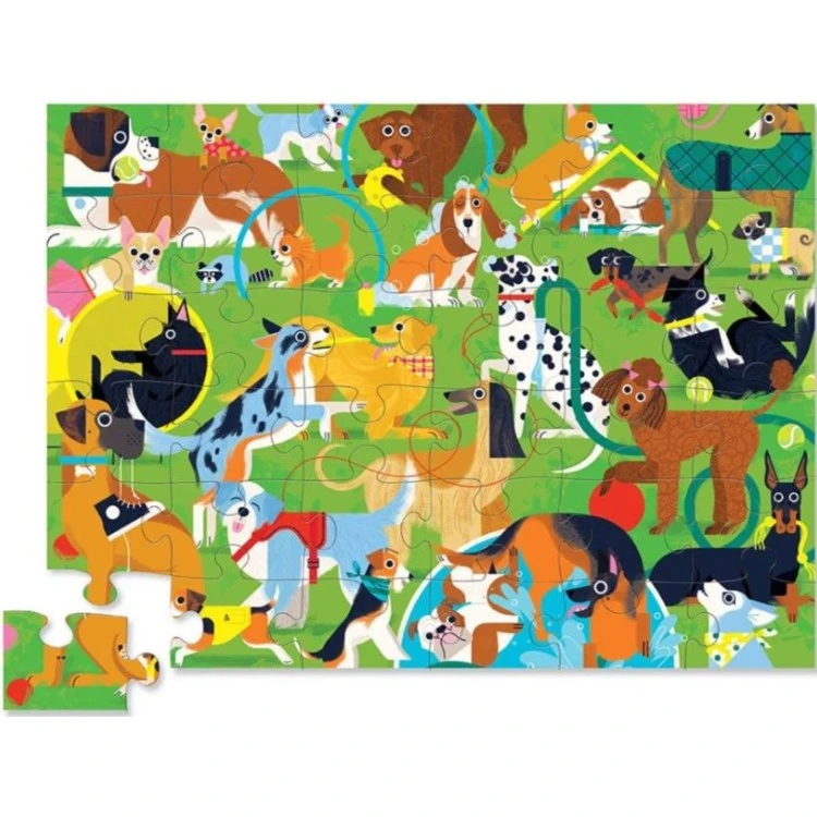 Crocodile Creek Playful Pups 36 Piece Puzzle 4 Crocodile Creek Playful Pups 36 Piece Puzzle - Image 2