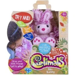 Curlimals Bibi Bunny Pink