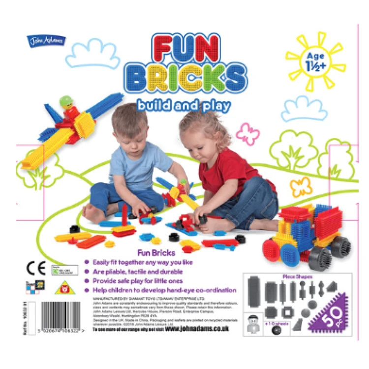 Fun Bricks Build And Play 50pc 5 Fun Bricks Build And Play 50pc - Image 3