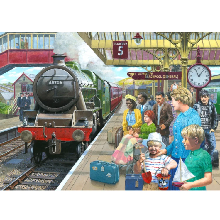 Gibsons Express To Blackpool 1000 Piece Puzzle G6357 4 Gibsons Express To Blackpool 1000 Piece Puzzle G6357 - Image 2