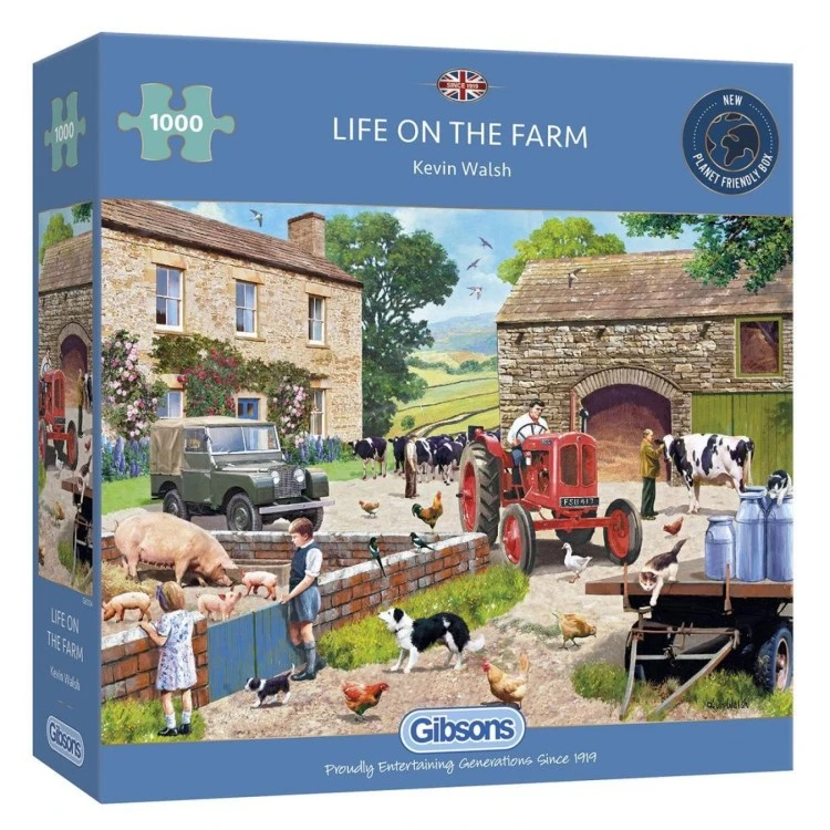 Gibsons Life On The Farm 1000 Piece Puzzle G6304 3 Gibsons Life On The Farm 1000 Piece Puzzle G6304