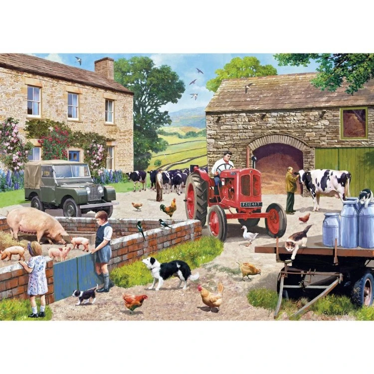 Gibsons Life On The Farm 1000 Piece Puzzle G6304 4 Gibsons Life On The Farm 1000 Piece Puzzle G6304 - Image 2
