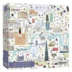 Gibsons Map Of London Puzzle 1000pcs G6606