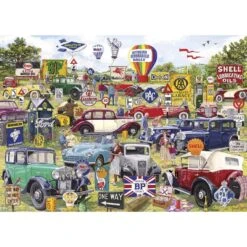 Gibsons Motoring Memorabilia 1000 Piece Puzzle G6306 5 Gibsons Motoring Memorabilia 1000 Piece Puzzle G6306 -Toys Store gibsons motoring memorabilia 1000 piece puzzle g6306 188207
