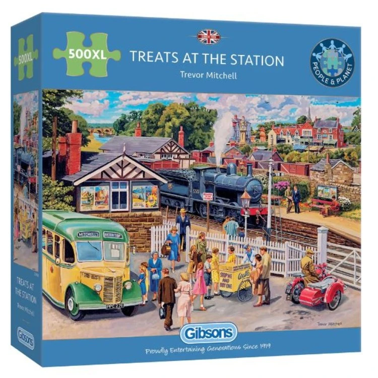Gibsons Treats At The Station 500XL Piece Puzzle G3556 3 Gibsons Treats At The Station 500XL Piece Puzzle G3556