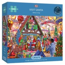 Gibsons Visit Santa 1000 Piece Puzzle G6346