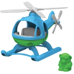 Bigjigs Green Toys Helicopter (Blue Top) GTHELG1061