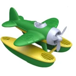 Bigjigs GreenToys Seaplane - Green Wings
