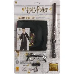 Toys Store 9 Harry Potter Gryffindor Robe, Wand And Glasses Child's Costume - One Size