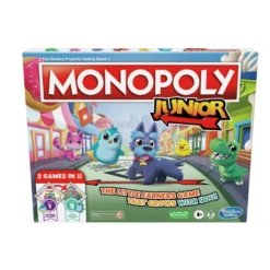 Hasbro Monopoly Junior 2 In 1 (Level 1 & Level 2)