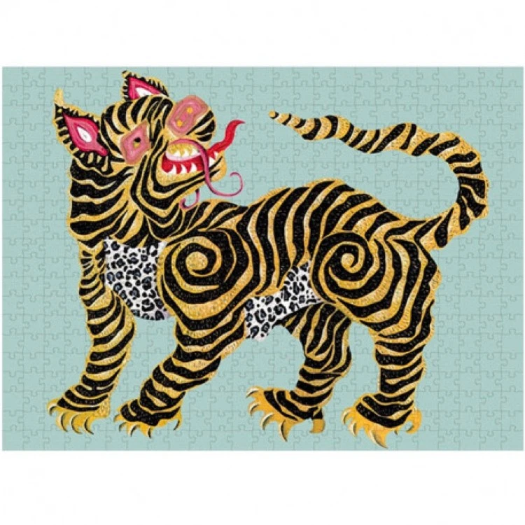 Hummingbird Aden The Tibetan Tiger 1500 Piece Puzzle 4 Hummingbird Aden The Tibetan Tiger 1500 Piece Puzzle - Image 2
