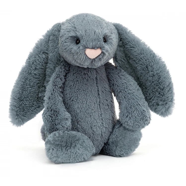 Jellycat Bashful Dusky Blue Bunny Small BASS6DUSKBN 3 Jellycat Bashful Dusky Blue Bunny Small BASS6DUSKBN