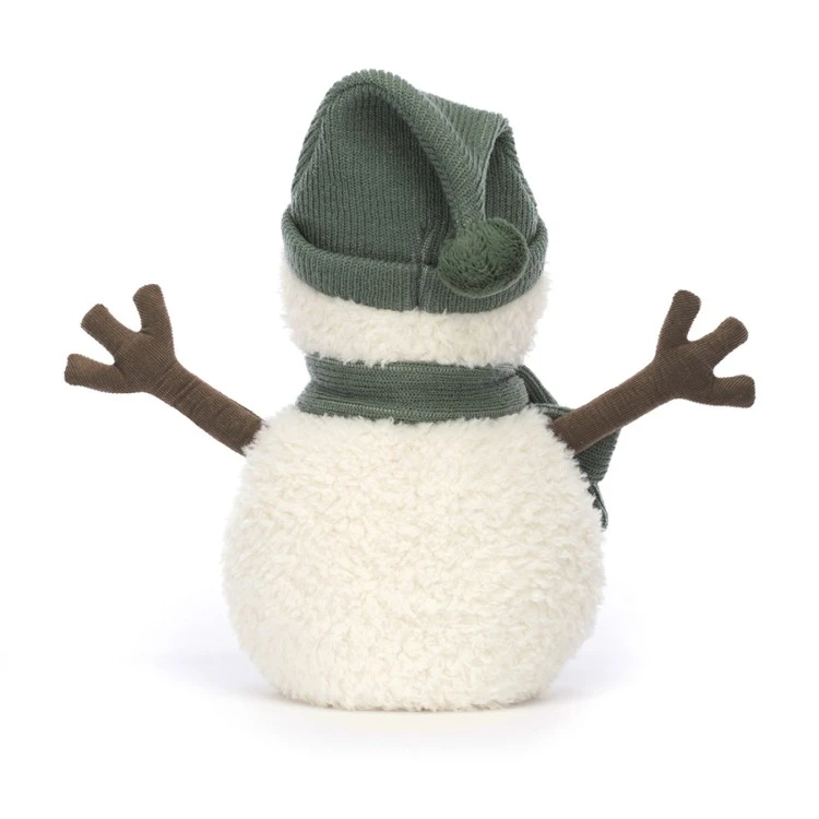 Jellycat Maddy Snowman Large (green) SWM2LM 5 Jellycat Maddy Snowman Large (green) SWM2LM - Image 3