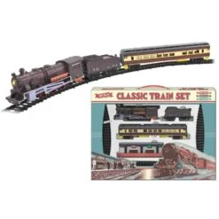Large Classic Retro Train Set In Window Box TY0002