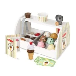 Melissa & Doug Wooden Ice Cream Counter 19286