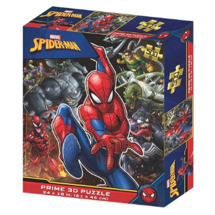 Marvel Spider-Man Ensemble 500 Piece 3D Puzzle 3 Marvel Spider-Man Ensemble 500 Piece 3D Puzzle