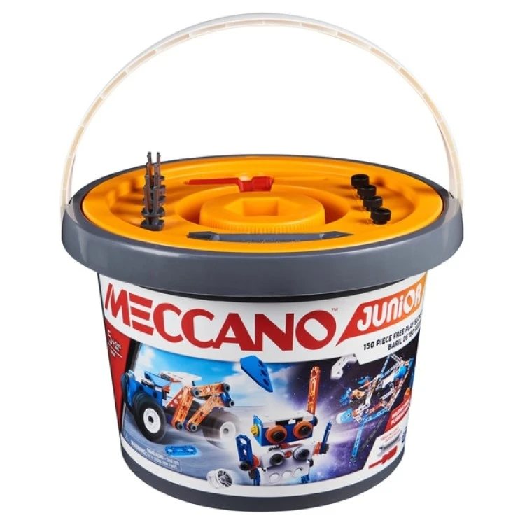 Meccano Junior 150 Piece Free Play Bucket 20106 3 Meccano Junior 150 Piece Free Play Bucket 20106