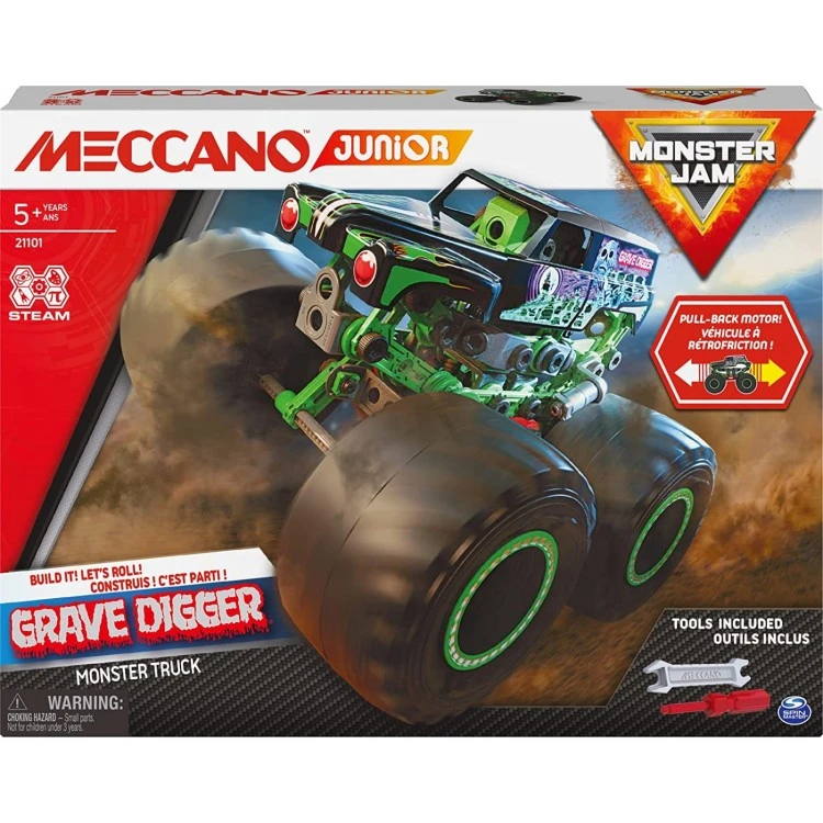 Meccano Junior Monster Jam Grave Digger Monster Truck 21101 3 Meccano Junior Monster Jam Grave Digger Monster Truck 21101