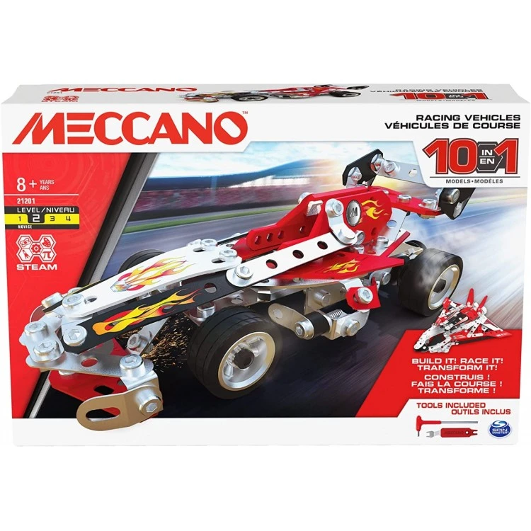 Meccano Racing Vehicles 10 In 1 3 Meccano Racing Vehicles 10 In 1