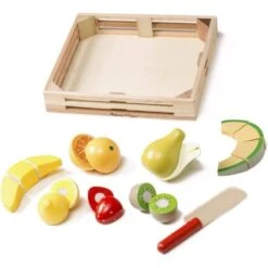 Melissa And Doug Wooden Cutting Fruit #4021 -Toys Store melissa and doug wooden cutting fruit 4021 423740