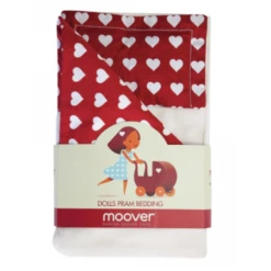 Moover Dolls Pram Bedding - Red