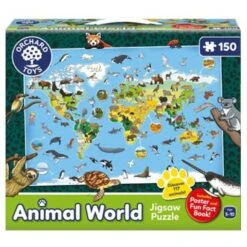 Orchard Toys Animal World 150 Piece Puzzle
