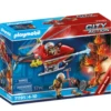 Playmobil 71195 City Action Fire Rescue Helicopter 1 Playmobil 71195 City Action Fire Rescue Helicopter -Toys Store playmobil 71195 city action fire rescue helicopter 454408