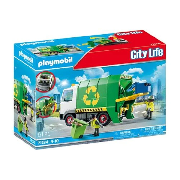 Playmobil 71234 City Life Recycle Truck 3 Playmobil 71234 City Life Recycle Truck