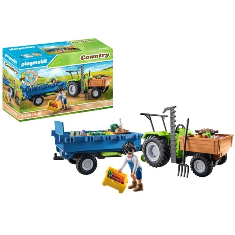 Playmobil 71249 Country Harvester Tractor With Trailer 3 Playmobil 71249 Country Harvester Tractor With Trailer