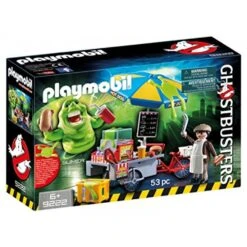 Playmobil 9222 Ghostbusters Slimer With Hot Dog Stand