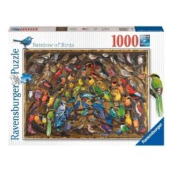 Ravensburger Rainbow Of Birds (Way Up High) 1000 Piece Puzzle 17 478 2