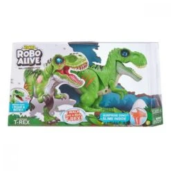 Robo Alive Attacking T Rex (Green)