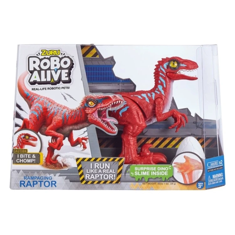 Robo Alive Rampaging Raptor - Red 3 Robo Alive Rampaging Raptor - Red