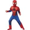 Rubies Spiderman Deluxe Costume LARGE (7-8 Years) -Toys Store rubies spiderman deluxe costume large 7 8 years 402131